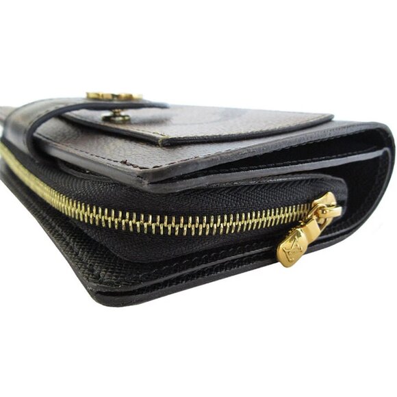 Auth LOUIS VUITTON PORTEFEUILLE JULIETTE Bifold Wallet Brown Monogram s0561a - Picture 4 of 10